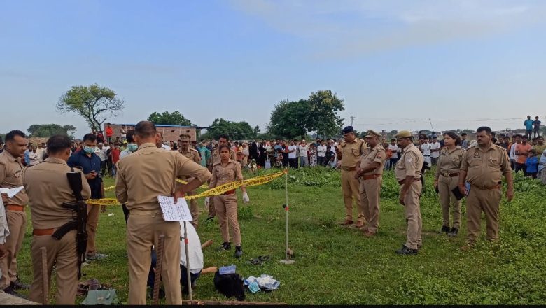 अज्ञात बदमाशो ने दंपत्ति को लूटकर पत्नी की गला रेतकर हत्या पति घायल