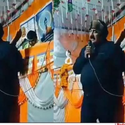 उझानी ब्लाक प्रमुख के व्यान पर हिंदूवादी संघटन नाराज,लेकिन हिदुबादी पार्टी के नेताओ ने साधी चुप्पी